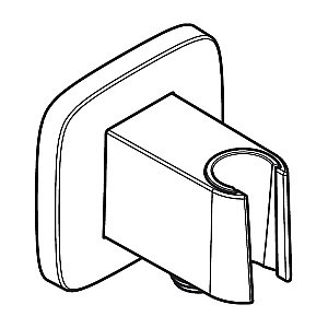 Подключение для шланга Hansgrohe FixFit Q 26887990 полированное золото купить в интернет-магазине сантехники Sanbest