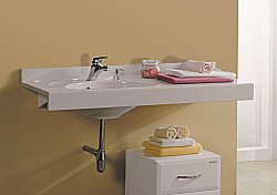 Раковина Акватон Отель 3/1200 левая купить в интернет-магазине сантехники Sanbest