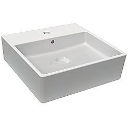 Раковина накладная Bien Infinitum 46 INLG04601FD1W5000 белая купить в интернет-магазине Sanbest