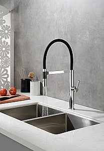 Смеситель для кухни Paulmark Leader Le214101-CR хром купить в интернет-магазине сантехники Sanbest