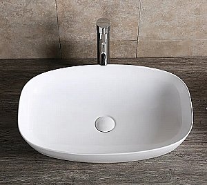 Раковина накладная CeruttiSpa 60 CR0063 белая купить в интернет-магазине Sanbest