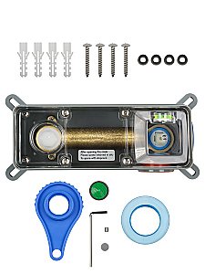Смеситель для раковины встраиваемый WONZON & WOGHAND FRAME, Черный матовый (WW-88869010-MB) купить в интернет-магазине сантехники Sanbest