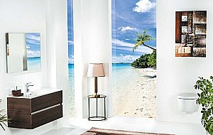 Тумба с раковиной Armadi Art Vallessi 80 дуб темный фактурный для ванной в интернет-магазине Sanbest