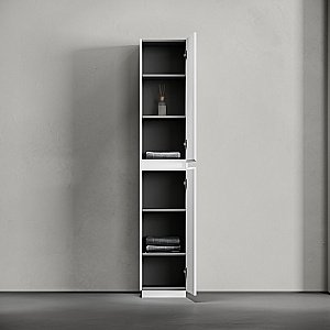 Пенал Sancos Libra Floor PLB35FW белый для ванной в интернет-магазине сантехники Sanbest