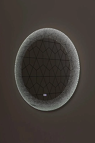 Зеркало Allen Brau Ring 80 1.38002.UN белое в ванную от интернет-магазине сантехники Sanbest