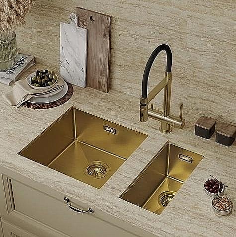 Кухонная мойка Iddis Edifice EDI21B0i77 золото купить в интернет-магазине сантехники Sanbest