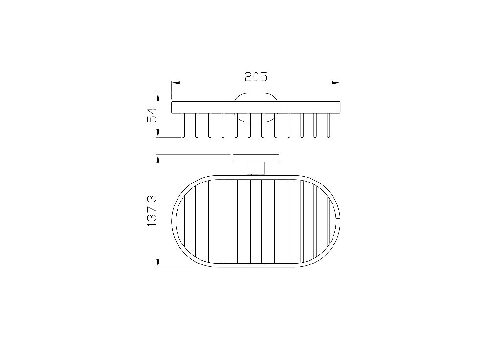 Мыльница с держателем WONZON & WOGHAND FIRST, Хром (WW-8424) купить в интернет-магазине сантехники Sanbest