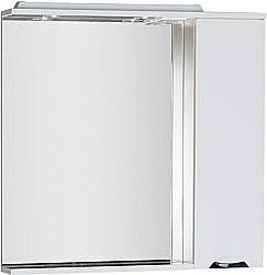 Зеркало со шкафом Aquanet Гретта 100 светлый дуб/белый в ванную от интернет-магазине сантехники Sanbest