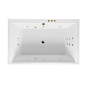 Ванна акриловая EXCELLENT Crown Lux SMART WAEX.CRO19.SMART.BR 190x120 белая с гидромассажем купить в интернет-магазине Sanbest