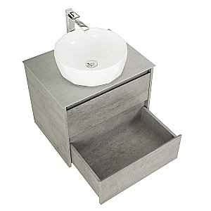 Тумба с раковиной и столешницей BelBagno KRAFT 70 Cemento Grigio для ванной в интернет-магазине Sanbest