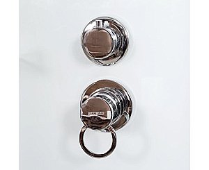 Душевая кабина DTO K401S 100x100 LED с электрикой прозрачная/хром купить в интернет-магазине Sanbest