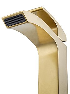 Смеситель для раковины высокий WONZON & WOGHAND FIT, Брашированное золото (WW-88239009- BG) купить в интернет-магазине сантехники Sanbest