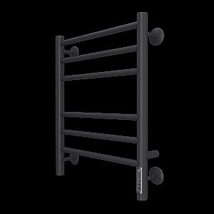Полотенцесушитель электрический Terminus Аврора П6 450х600 черный матовый купить в интернет-магазине сантехники Sanbest
