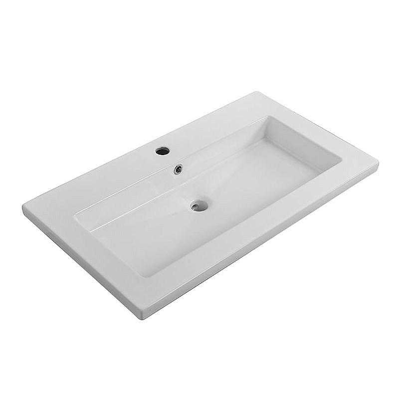 Тумба с раковиной BelBagno 75 KRAFT-750-2C-SO-AO+CZR-8070-75 голубая матовая для ванной в интернет-магазине Sanbest