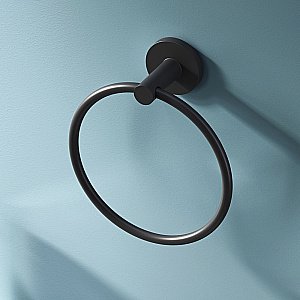 Полотенцедержатель кольцо AM.PM X-Joy A85A34422 черный матовый купить в интернет-магазине сантехники Sanbest