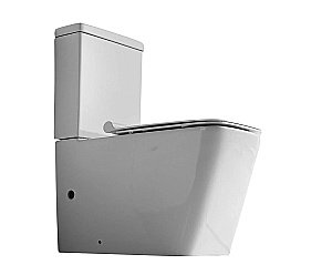 Унитаз-компакт Aquanet Rimless Tavr BL-103N-TPT с крышкой микролифт, с бачком, безободковый купить в интернет-магазине Sanbest