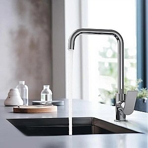 Смеситель для кухни Aquatek Лира AQ1480CR хром купить в интернет-магазине сантехники Sanbest