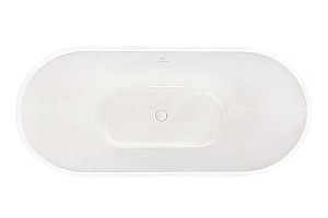 Акриловая ванна Royal Bath Wave RB610102 180х80 Белая/Фурнитура Белая купить в интернет-магазине Sanbest