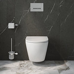 Унитаз подвесной BelBagno UNO-TOR BB5177CH-TOR/SC/BB026/BB044NERO белый, с крышкой микролифт, с инсталляцией, безободковый, слив-торнадо купить в интернет-магазине Sanbest