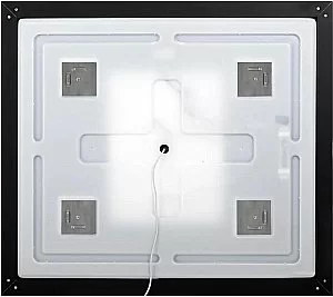 Зеркало BelBagno Kraft SPC-KRAFT-500-800-LED-TCH-WARM-NERO черный в ванную от интернет-магазине сантехники Sanbest