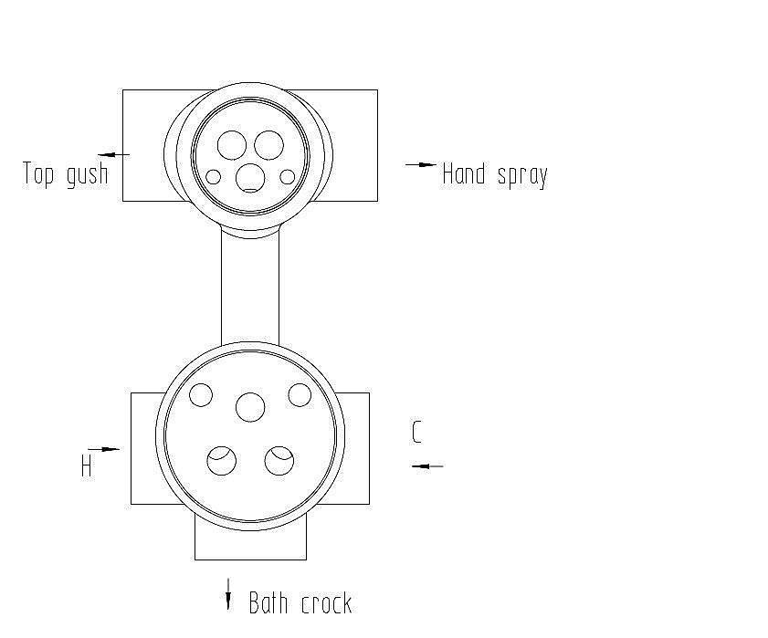Душевая система Bronze de Luxe Windsor 10138DF купить в интернет-магазине сантехники Sanbest