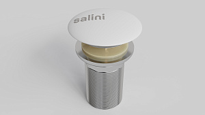 Донный клапан Salini D501 S-Sense белый глянцевый купить в интернет-магазине сантехники Sanbest