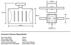 Мыльница Bemeta Beta 132208082 купить в интернет-магазине сантехники Sanbest