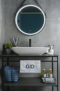 Раковина накладная Gid Geometrico 70 N9122 (E408) 51124 белая купить в интернет-магазине Sanbest