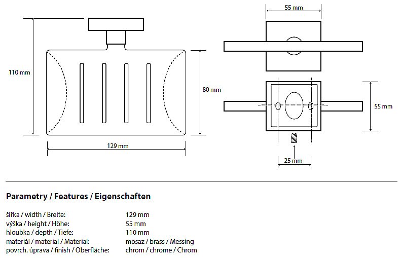 Мыльница Bemeta Beta 132208082 купить в интернет-магазине сантехники Sanbest