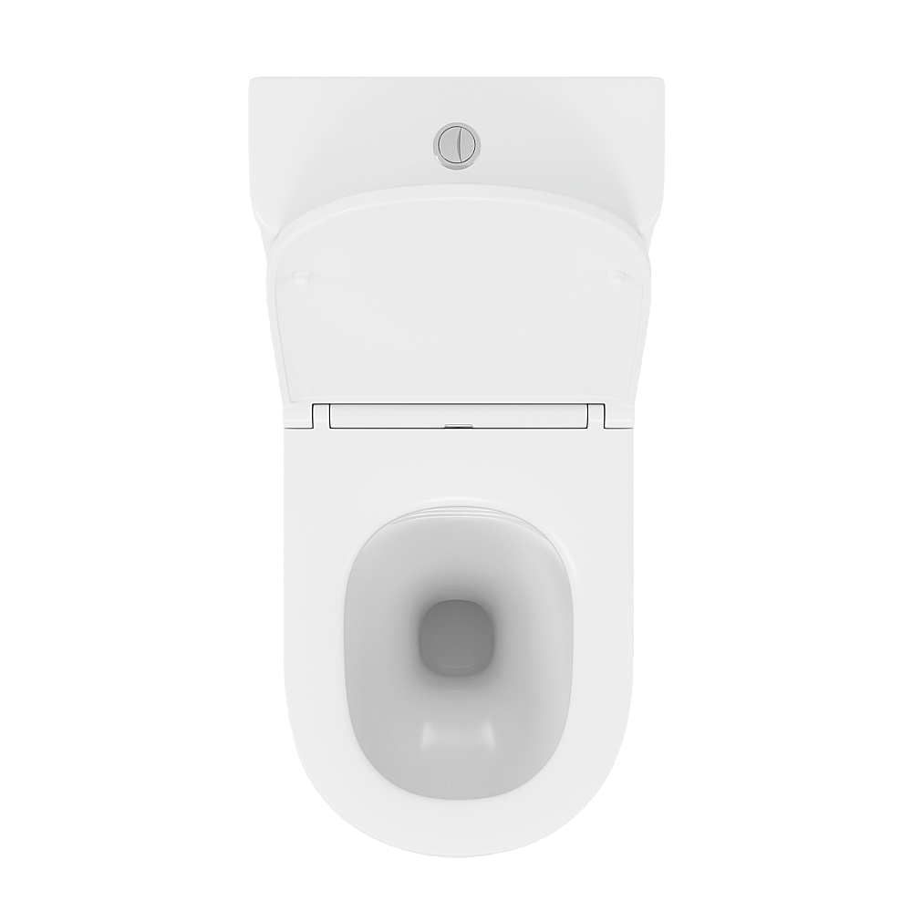 Унитаз-компакт VitrA M50 9889B003-7200 безободковый, смыв торнадо, с бачком, с сиденьем микролифт, белый купить в интернет-магазине Sanbest