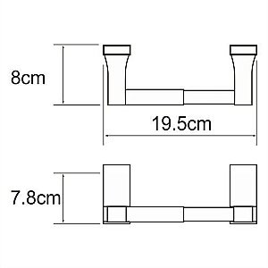Держатель туалетной бумаги WasserKRAFT K-6022 купить в интернет-магазине сантехники Sanbest