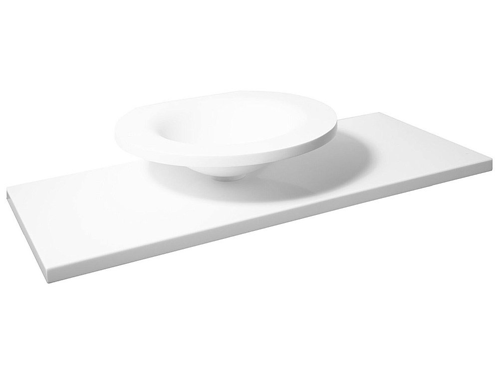 Раковина накладная Montebianco POPOLO 11074 белая матовая купить в интернет-магазине Sanbest