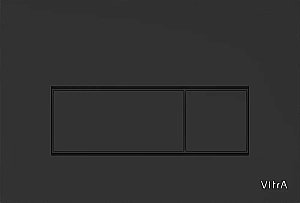 Кнопка для инсталляции Vitra Root Square 740-2311 черная матовая купить в интернет-магазине сантехники Sanbest