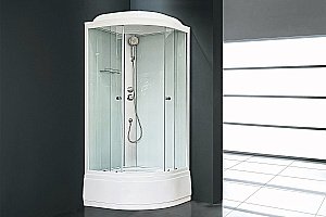 Душевая кабина Royal Bath RB90CK5-WT 90x90 профиль белый/стекло прозрачное купить в интернет-магазине Sanbest