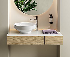 Раковина Vitra Water Jewels 40 4334B003-1361 белая купить в интернет-магазине Sanbest