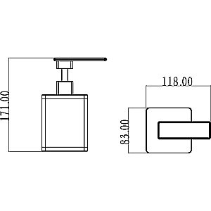 Диспенсер Boheme 10969-W-G белый/золото купить в интернет-магазине сантехники Sanbest