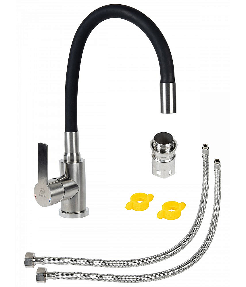 Смеситель для кухни Agger Easy A3100522 сатин матовый купить в интернет-магазине сантехники Sanbest