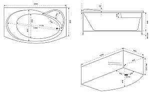 Ванна BAS Либера 170x100 купить в интернет-магазине Sanbest