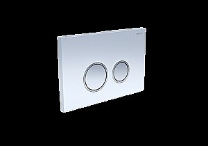 Кнопка для инсталляции Aquatek KDI-0000028 белая/хром купить в интернет-магазине сантехники Sanbest