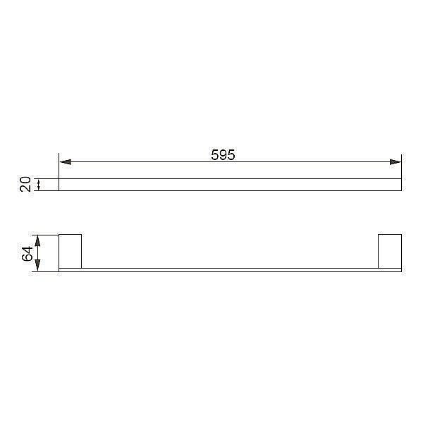 Полотенцедержатель Aquanet 5624 купить в интернет-магазине сантехники Sanbest
