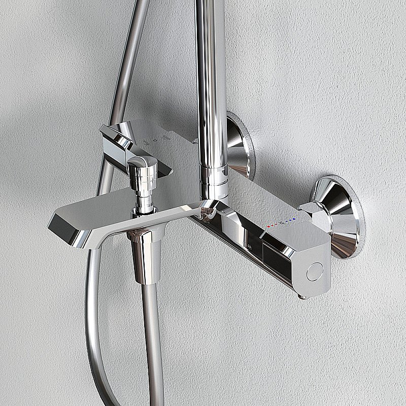 Душевая система AM.PM Func F078F500 хром купить в интернет-магазине сантехники Sanbest