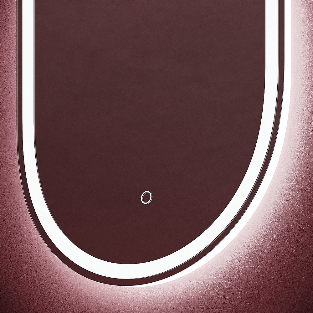 Зеркало Sancos Oval OV45F зеркальное в ванную от интернет-магазине сантехники Sanbest