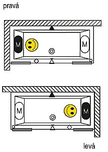 Акриловая ванна Riho Rething Cubic 170x75 B105001005 белая купить в интернет-магазине Sanbest