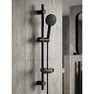 Душевой гарнитур Orange O-Shower OS702b черный матовый купить в интернет-магазине сантехники Sanbest