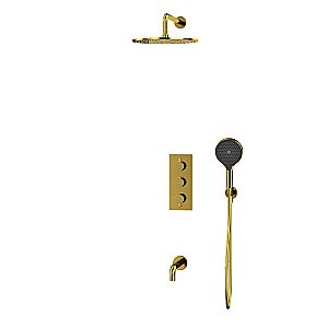 Душевая система WhiteCross Y YSET11TOPGL золото купить в интернет-магазине сантехники Sanbest
