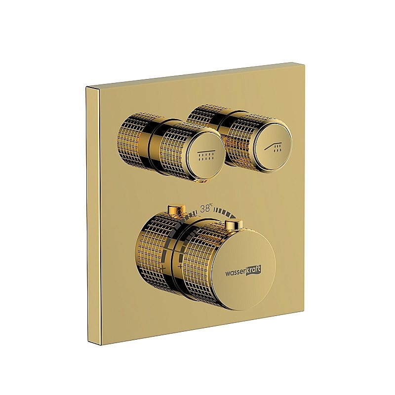 Смеситель для ванны и душа WasserKraft Sauer 7148 Thermo купить в интернет-магазине сантехники Sanbest