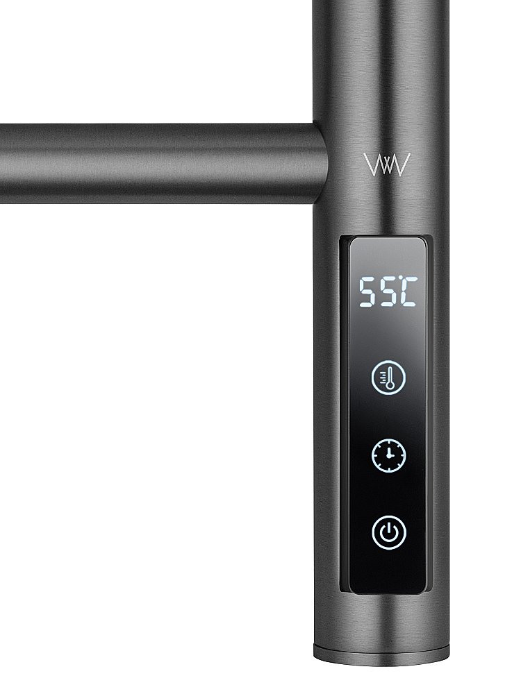 Полотенцесушитель электрический WONZON & WOGHAND BONN, Темный графит (WW-AL4092-GM) купить в интернет-магазине сантехники Sanbest