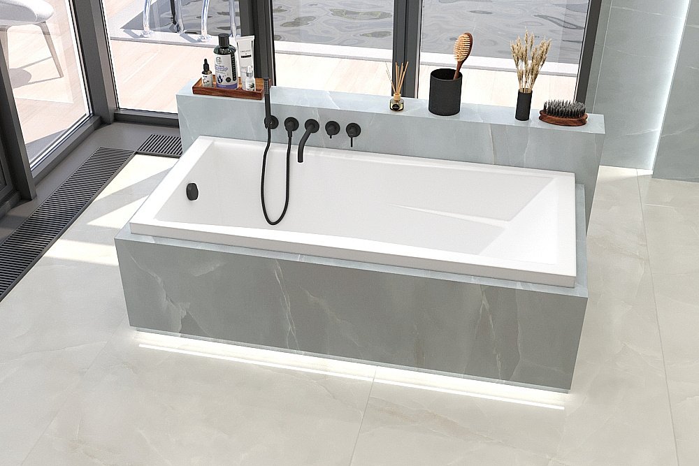 Акриловая ванна WhiteCross Palace 170x75 0104.170075.100 белая купить в интернет-магазине Sanbest