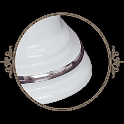 Пьедестал Migliore Milady ML.MLD-25.717 декор Platino купить в интернет-магазине сантехники Sanbest