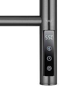 Полотенцесушитель электрический WONZON & WOGHAND BONN, Темный графит (WW-AL4092-GM) купить в интернет-магазине сантехники Sanbest